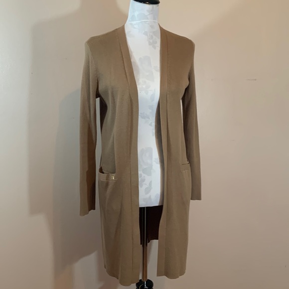 Ralph Lauren Sweaters - Ralph Lauren Camel Open Front Long Cardigan